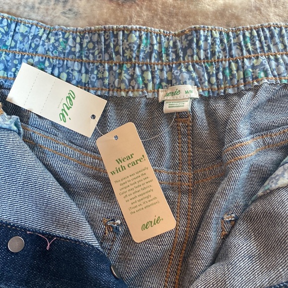 Aerie button up Denim Skirt - Picture 2 of 3